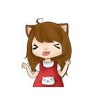 The Life of Kitty Girl（個別スタンプ：11）
