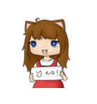 The Life of Kitty Girl（個別スタンプ：14）