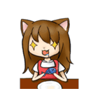The Life of Kitty Girl（個別スタンプ：15）