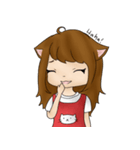 The Life of Kitty Girl（個別スタンプ：17）
