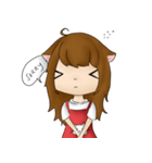The Life of Kitty Girl（個別スタンプ：19）