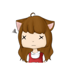The Life of Kitty Girl（個別スタンプ：21）