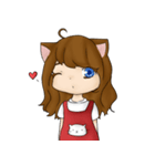 The Life of Kitty Girl（個別スタンプ：24）