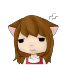 The Life of Kitty Girl（個別スタンプ：34）