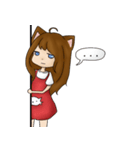 The Life of Kitty Girl（個別スタンプ：36）