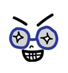 Blue Glasses Man（個別スタンプ：28）