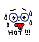 Blue Glasses Man（個別スタンプ：31）