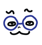 Blue Glasses Man（個別スタンプ：38）