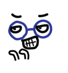 Blue Glasses Man（個別スタンプ：39）