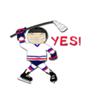 Crazy ice hockey family (English)（個別スタンプ：3）
