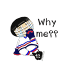 Crazy ice hockey family (English)（個別スタンプ：9）