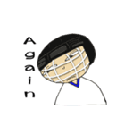 Crazy ice hockey family (English)（個別スタンプ：11）