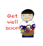 Crazy ice hockey family (English)（個別スタンプ：15）