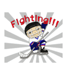 Crazy ice hockey family (English)（個別スタンプ：16）