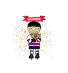 Crazy ice hockey family (English)（個別スタンプ：17）