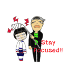 Crazy ice hockey family (English)（個別スタンプ：30）