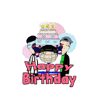 Crazy ice hockey family (English)（個別スタンプ：37）