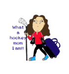 Crazy ice hockey family (English)（個別スタンプ：38）