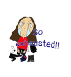 Crazy ice hockey family (English)（個別スタンプ：40）