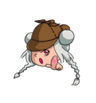 A gray hair girl-Tina！！（個別スタンプ：2）