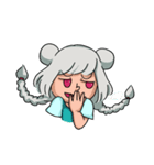 A gray hair girl-Tina！！（個別スタンプ：6）