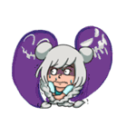 A gray hair girl-Tina！！（個別スタンプ：8）