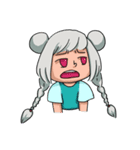 A gray hair girl-Tina！！（個別スタンプ：15）