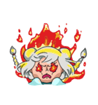 A gray hair girl-Tina！！（個別スタンプ：22）