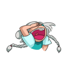 A gray hair girl-Tina！！（個別スタンプ：24）