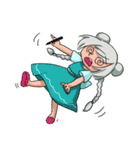 A gray hair girl-Tina！！（個別スタンプ：28）