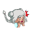 A gray hair girl-Tina！！（個別スタンプ：29）