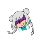 A gray hair girl-Tina！！（個別スタンプ：31）