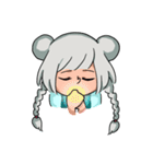 A gray hair girl-Tina！！（個別スタンプ：33）