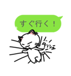 細い目のねこ vol.4 勝手に返事編（個別スタンプ：26）