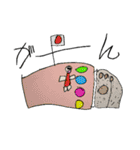 子供が考えて描いたような絵と文字/こども1（個別スタンプ：23）