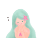 人魚ちゃんスタンプ（個別スタンプ：7）