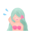 人魚ちゃんスタンプ（個別スタンプ：21）