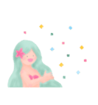 人魚ちゃんスタンプ（個別スタンプ：40）