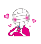 My volleyball lover（個別スタンプ：4）