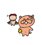 クマベイとクマッペの幸せな日々（個別スタンプ：9）