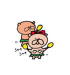 クマベイとクマッペの幸せな日々（個別スタンプ：16）