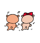 クマベイとクマッペの幸せな日々（個別スタンプ：34）