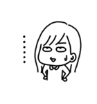 boring woman（個別スタンプ：8）