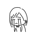 boring woman（個別スタンプ：19）