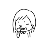 boring woman（個別スタンプ：20）