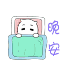 Lazy big head cat（個別スタンプ：40）