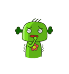 Happy cute broccoli man（個別スタンプ：26）