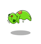 Happy cute broccoli man（個別スタンプ：28）