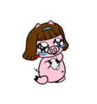 Naughty pig - 1（個別スタンプ：35）