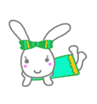 Happy cute rabbit（個別スタンプ：27）